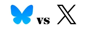 BSvsX - Make Digital Simple Bluesky vs X